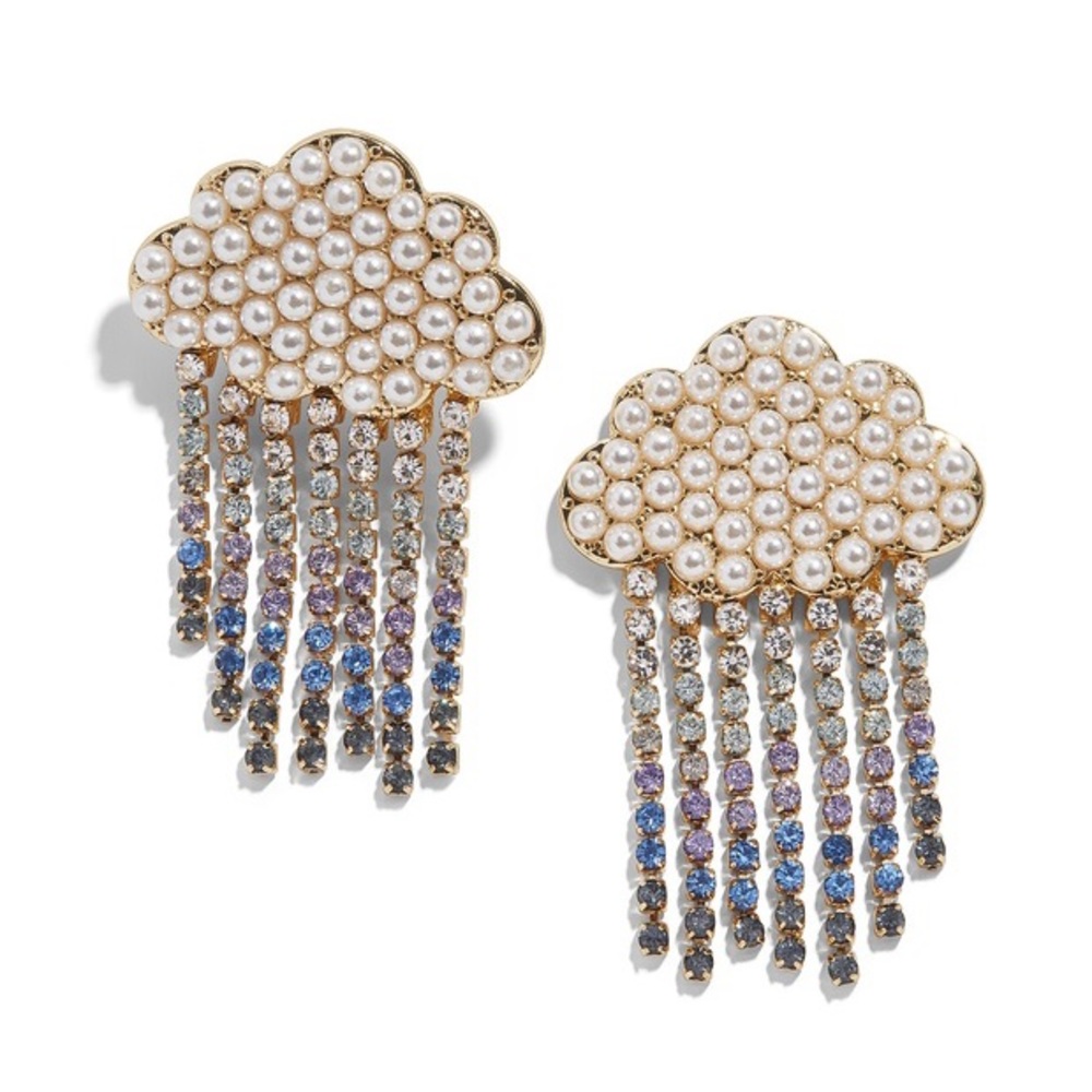 ISO Baublebar Silver Lining Drop Earrings